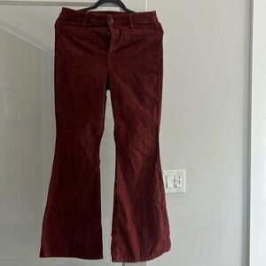 American Eagle stretch corduroy flares size 10